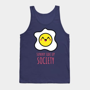 Kawaii Sunny Side Up Egg Smiley Tank Top